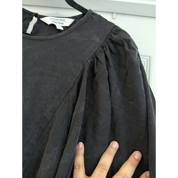 A& Other Stories Women's Cotton Balloon Sleeve Mini Dress Size 6 Bohemian - Picture 5 of 7